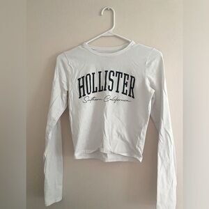 Hollister Southern California White Long Sleeve- Size M